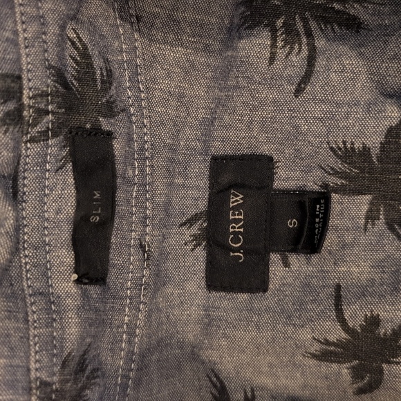 J. Crew Men's Small Slim Fit Long Sleeve Button Down Shirt Style #C4243 - Picture 3 of 15